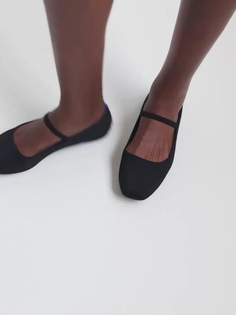 Rothy's Black Mary Jane Flats